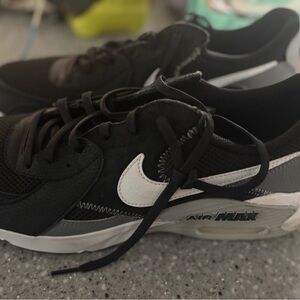 Nike Air Max Black and Gray Sneakers